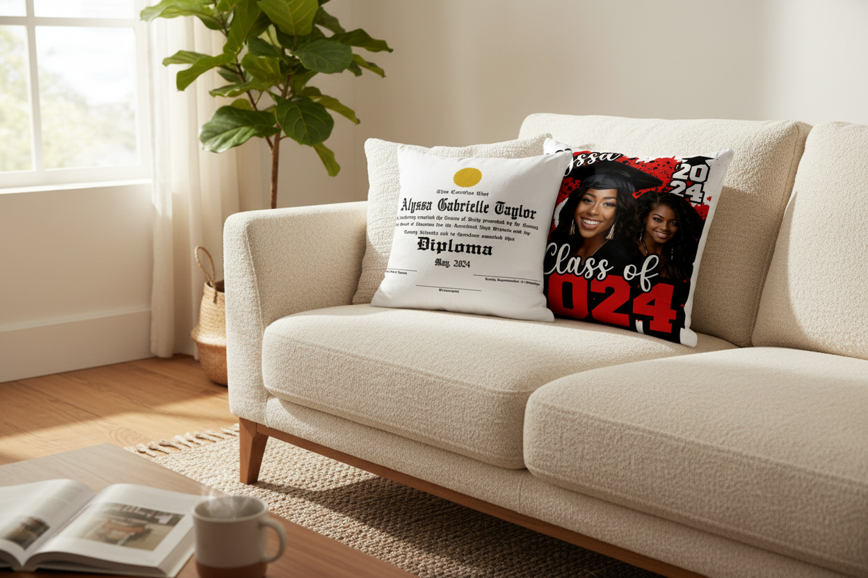 Graduation pillows