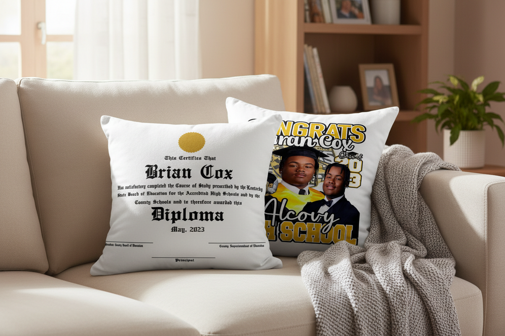 Graduation pillows