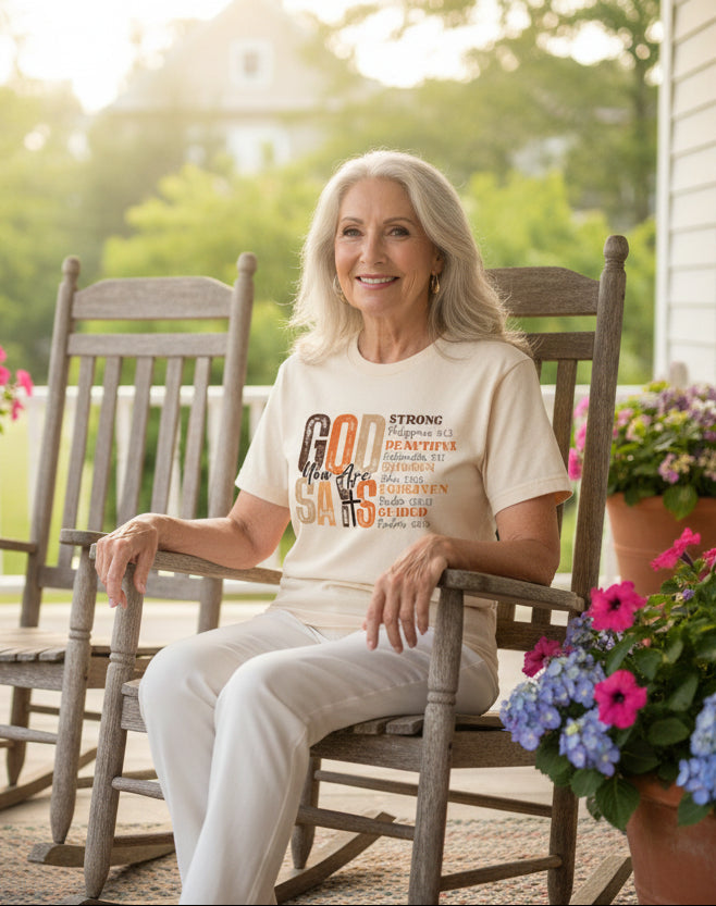 God says I Am Graphic Tee