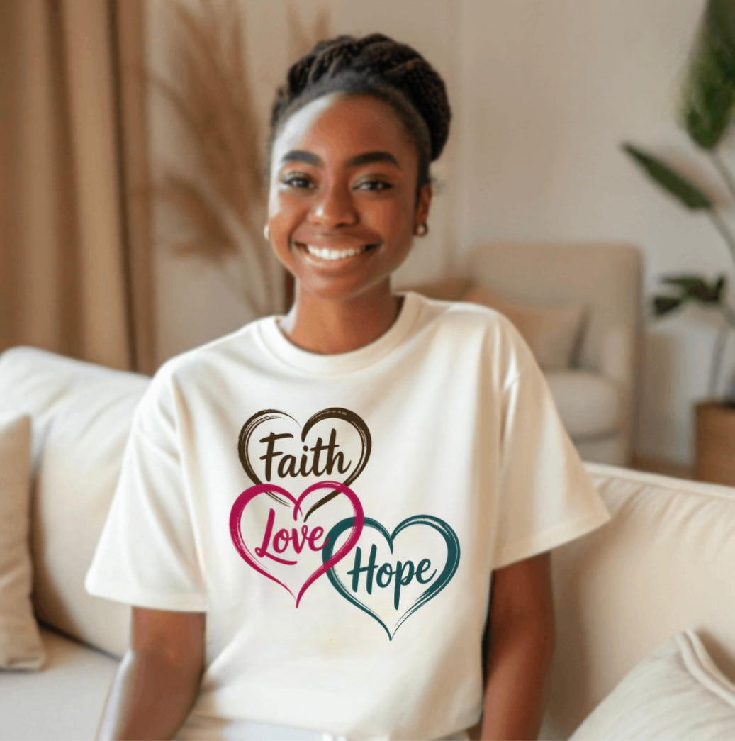 Faith-Love-Hope Graphic Tee