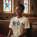 Jesus Graphic Tee- Faith- inspired Christian shirt